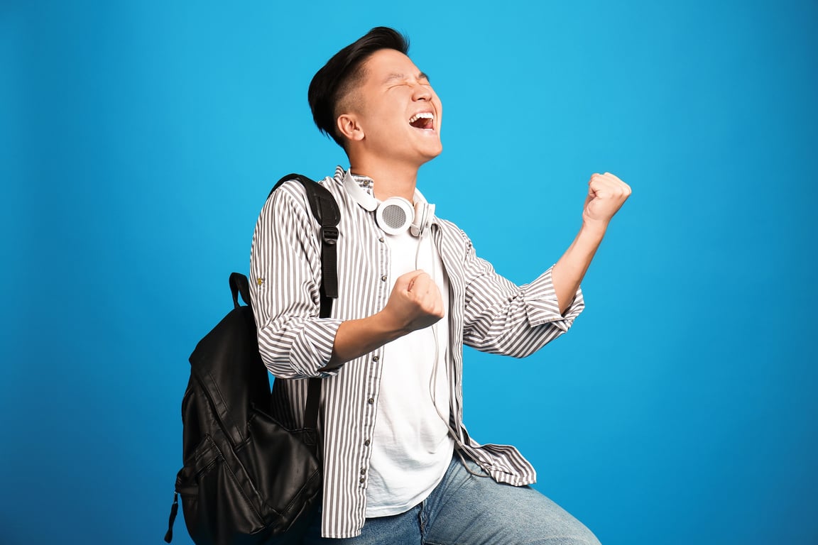 Portrait of Happy Student